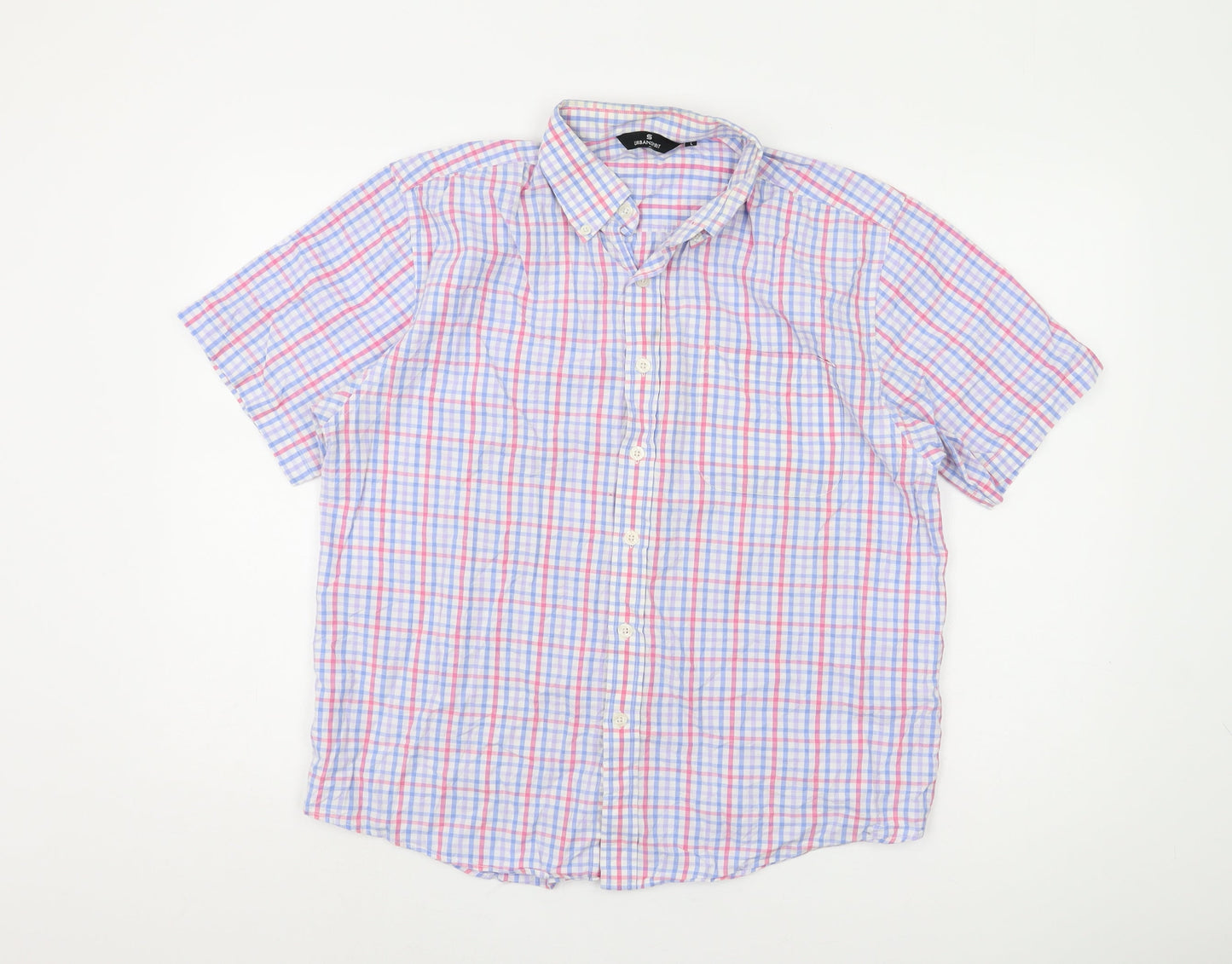 Urban Spirit Men's Multicoloured Check Shirt L