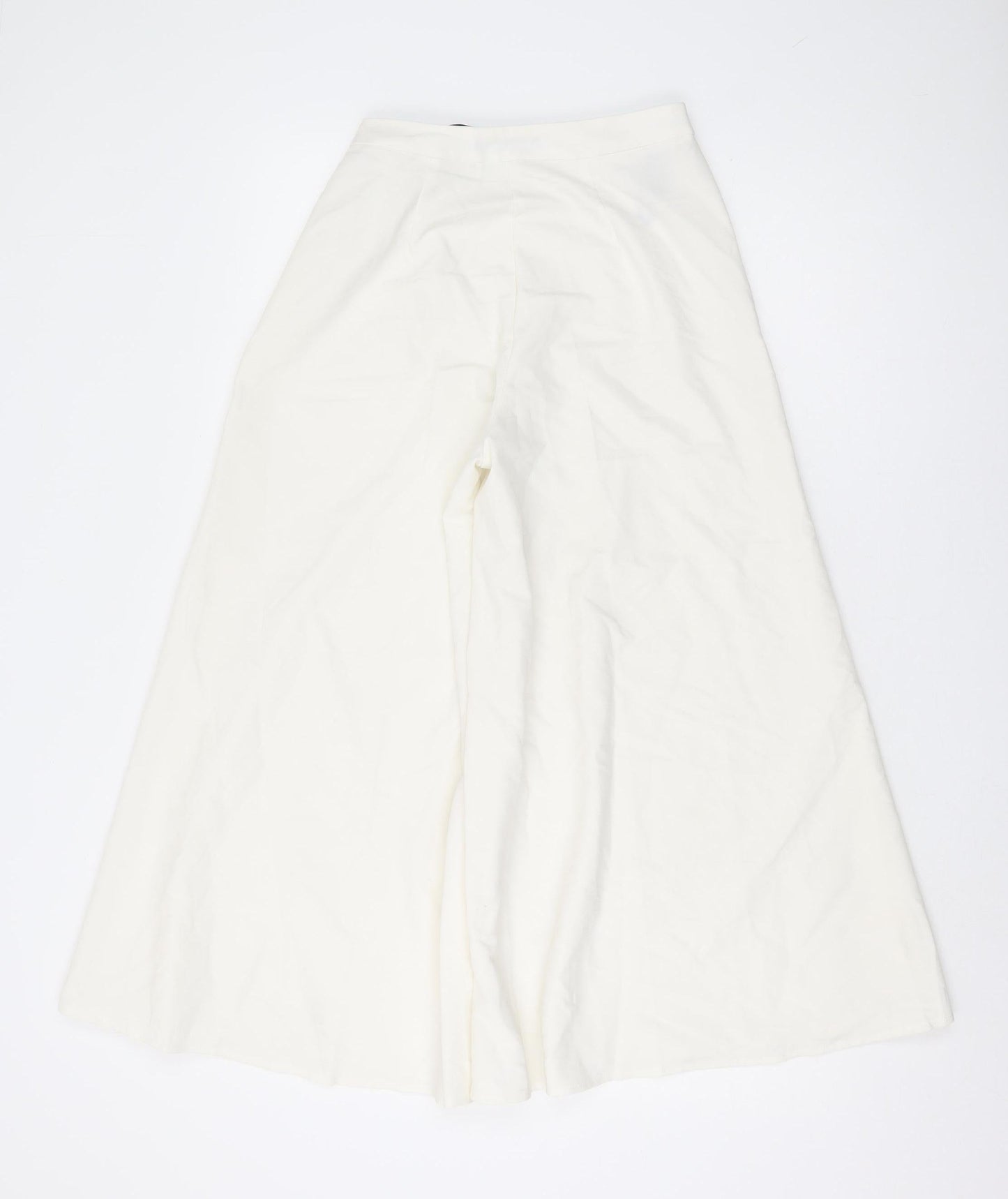 Womens UK Size 10 Missguided Regular Fit  Ivory Trousers