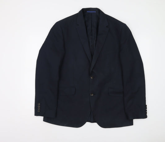 Mens UK Size 42 Marks and Spencer Regular Blue Suit Jacket
