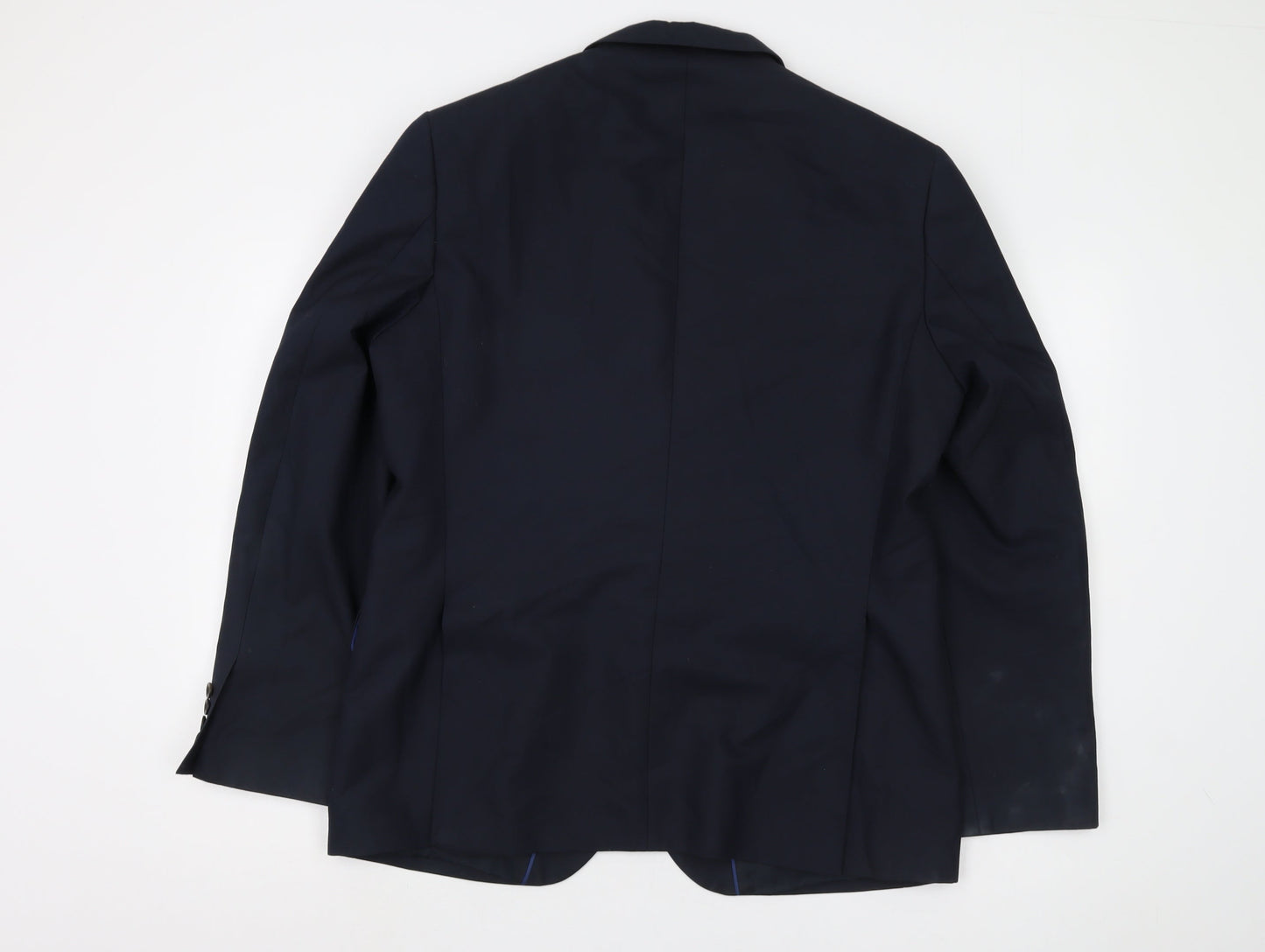 Mens UK Size 42 Marks and Spencer Regular Blue Suit Jacket