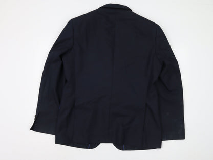 Mens UK Size 42 Marks and Spencer Regular Blue Suit Jacket