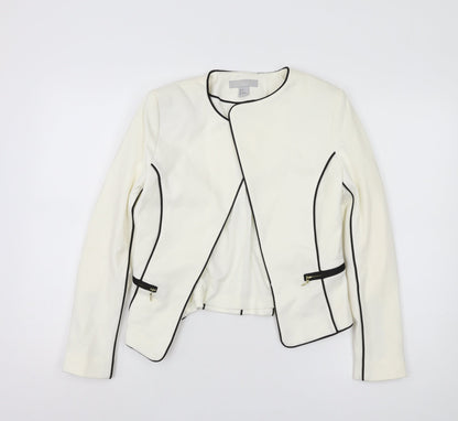 H&M Women's White Suit Jacket, Size 8, Casual