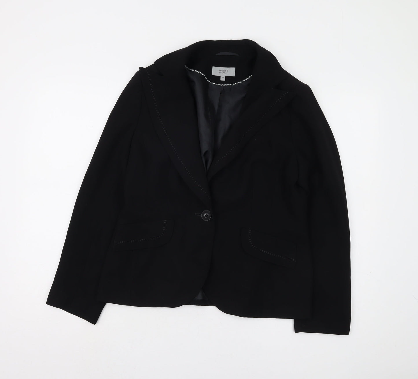 Marks and Spencer Women’s Black Blazer Size 14