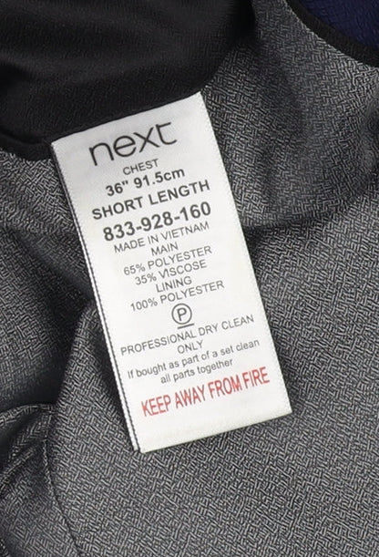 Mens UK Size 36 NEXT Regular Blue Suit Jacket
