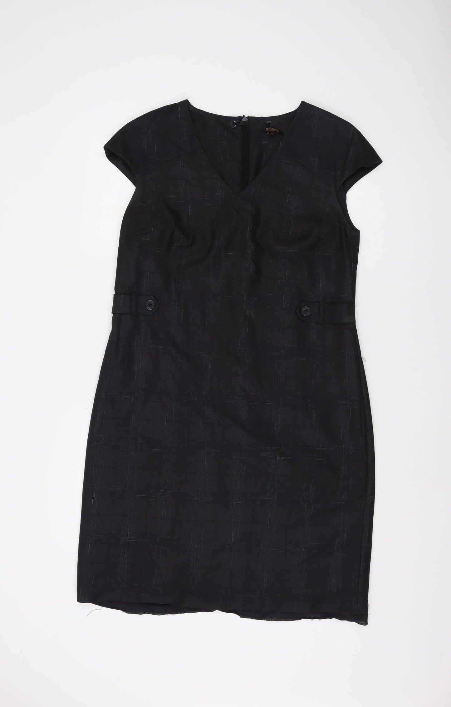 Next Women's Black Sheath Dress - Size 14, Classic Workwear
