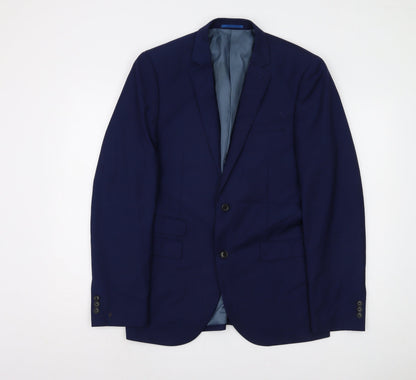 Mens UK Size 40 NEXT Regular Blue Suit Jacket