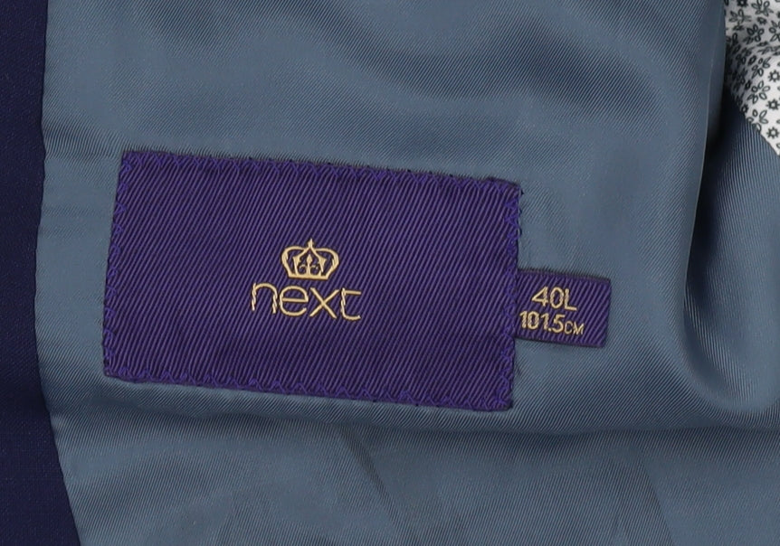 Mens UK Size 40 NEXT Regular Blue Suit Jacket