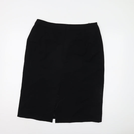 Klass Collection Women's Black 16 Pencil Skirt Business