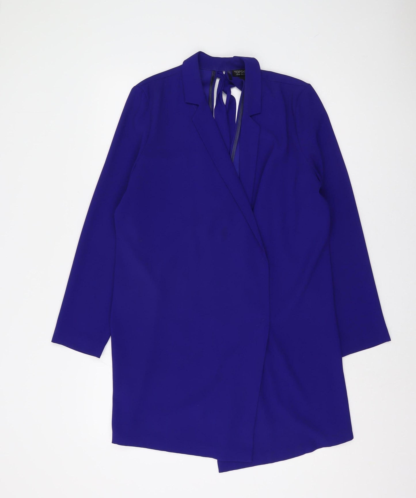 Womens UK Size 12 Topshop Blue Basic Jacket
