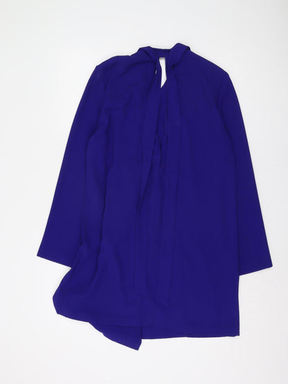Womens UK Size 12 Topshop Blue Basic Jacket