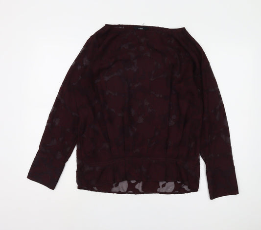 Womens UK Size 10 NEXT Red Basic Blouse