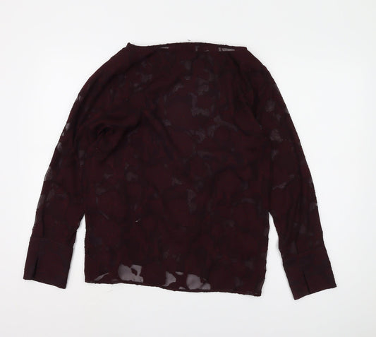 Womens UK Size 10 NEXT Red Basic Blouse