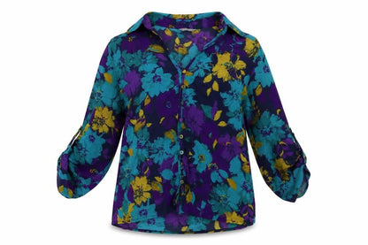 Womens UK Size 12 Per Una Multicoloured Basic Blouse