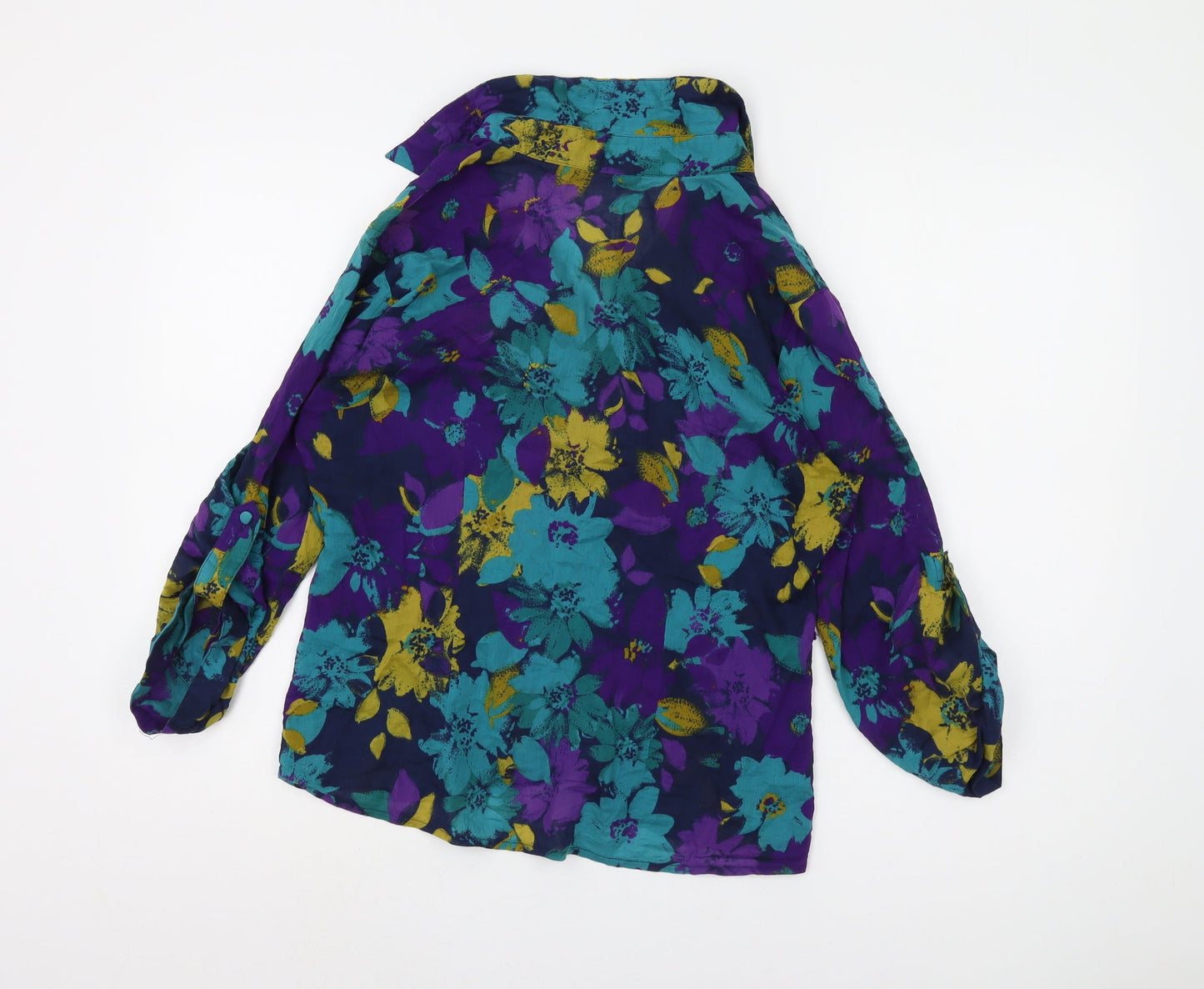 Womens UK Size 12 Per Una Multicoloured Basic Blouse