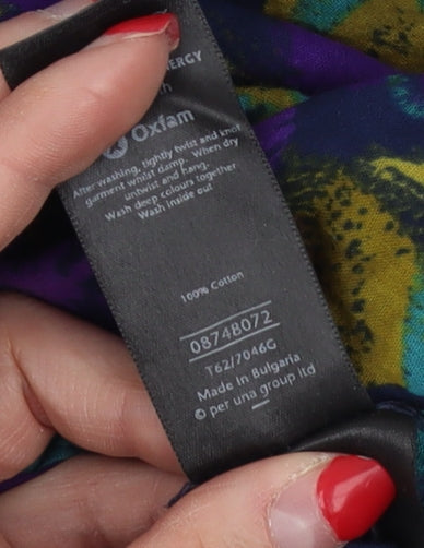 Womens UK Size 12 Per Una Multicoloured Basic Blouse