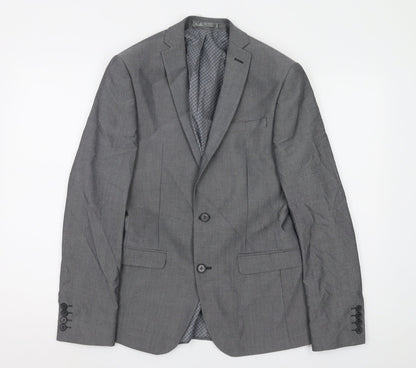 Mens UK Size 36 Limehaus Regular Grey Suit Jacket