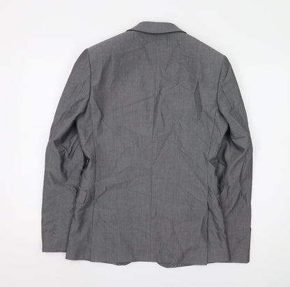 Mens UK Size 36 Limehaus Regular Grey Suit Jacket