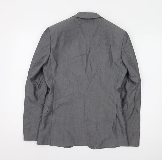 Mens UK Size 36 Limehaus Regular Grey Suit Jacket