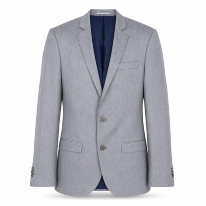 Mens UK Size 38 River Island Regular Grey Suit Jacket