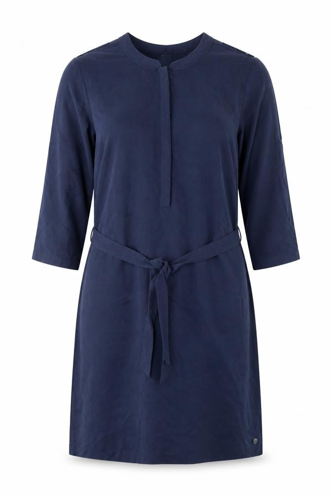 s.Oliver Women's Blue Dress, 3/4 Sleeve, Size 12