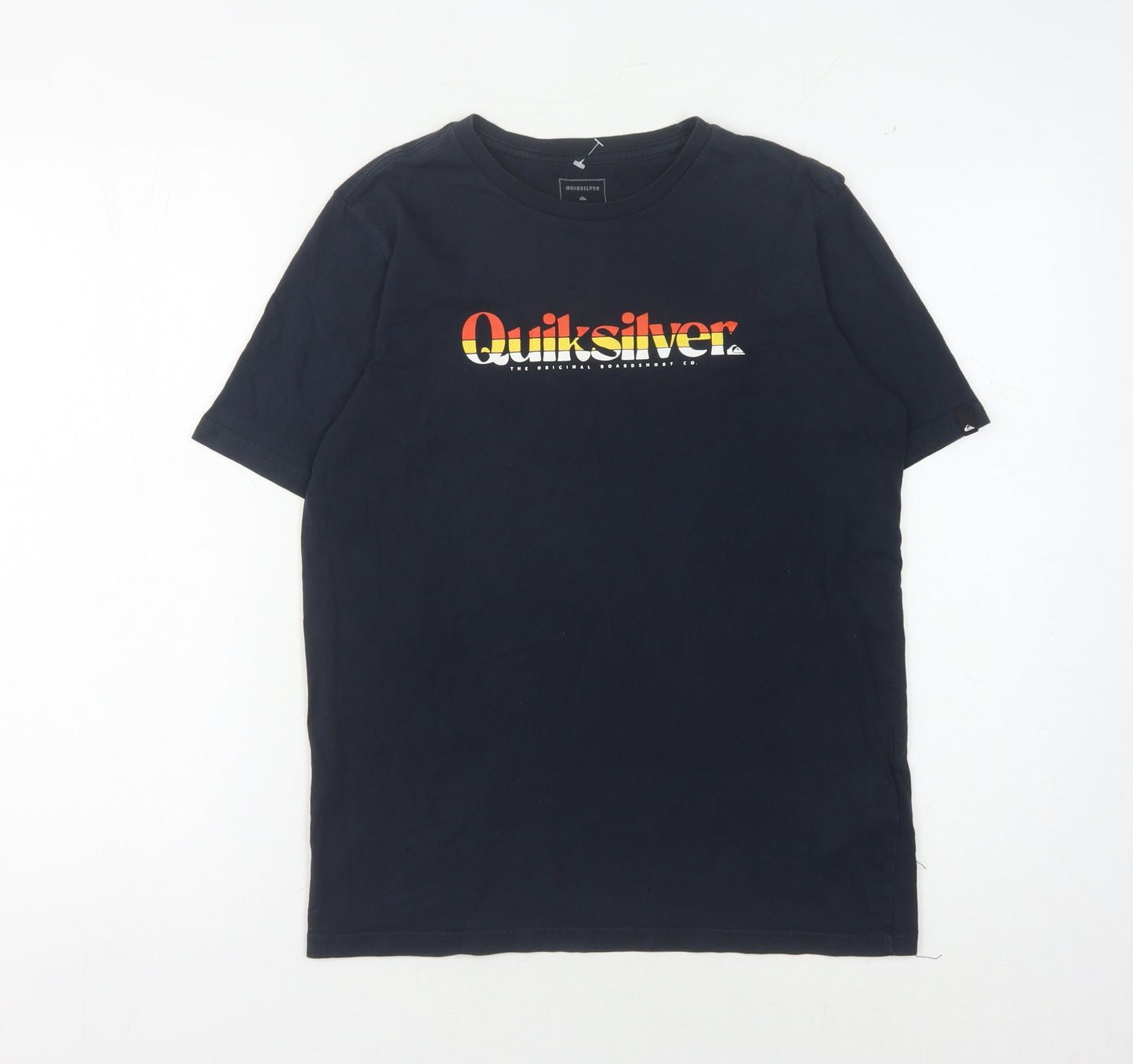 Unisex Adults UK Size 14 Quiksilver Blue Basic T-Shirt