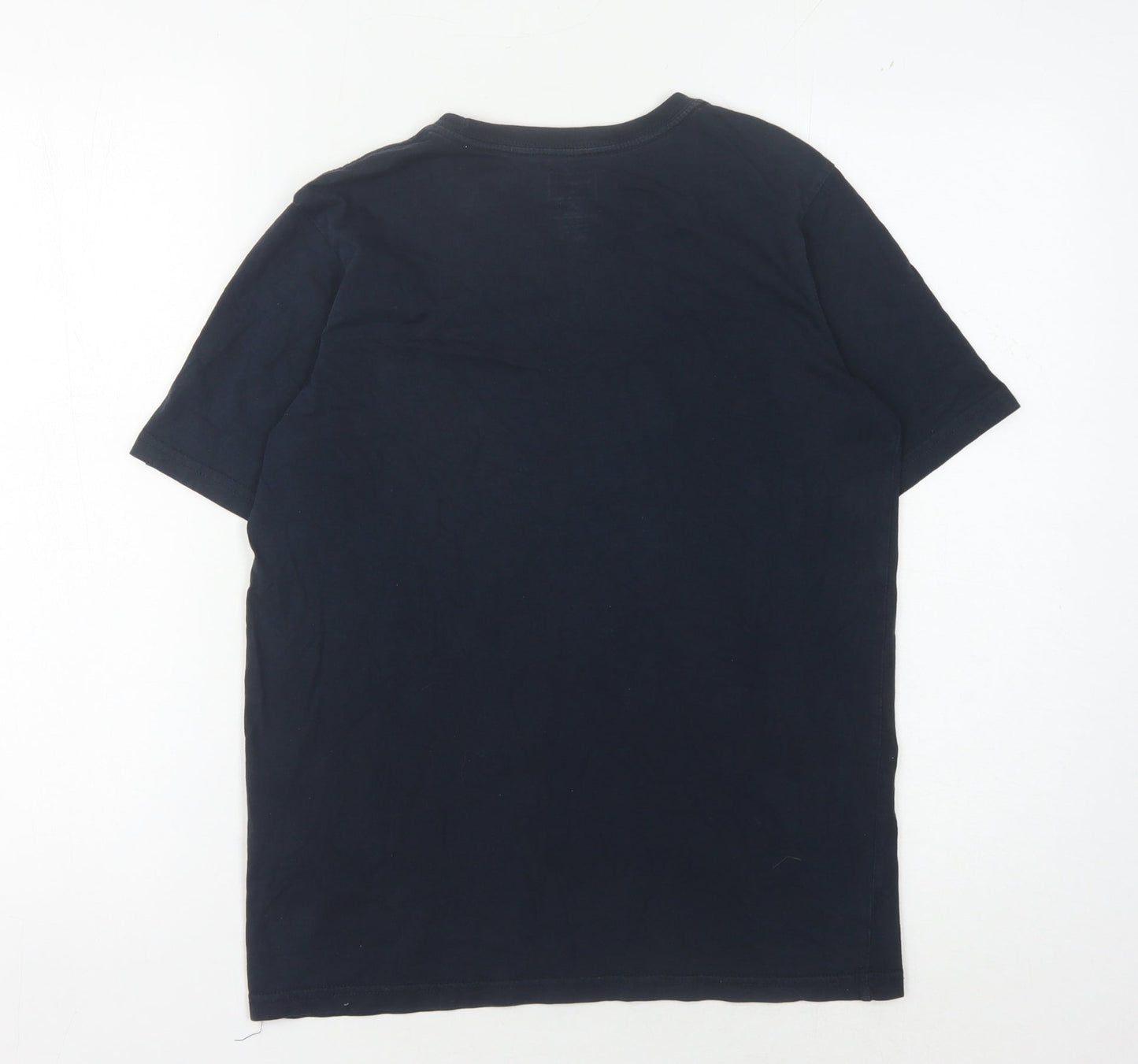 Unisex Adults UK Size 14 Quiksilver Blue Basic T-Shirt