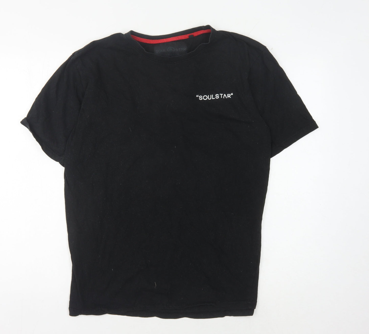 Soul Star Men's Black XL Cotton T-Shirt