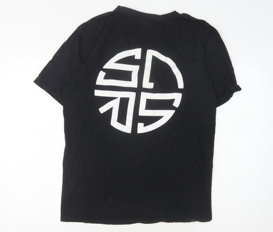 Soul Star Men's Black XL Cotton T-Shirt