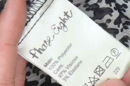 Womens UK Size 12 Phase Eight Multicoloured Basic Blouse