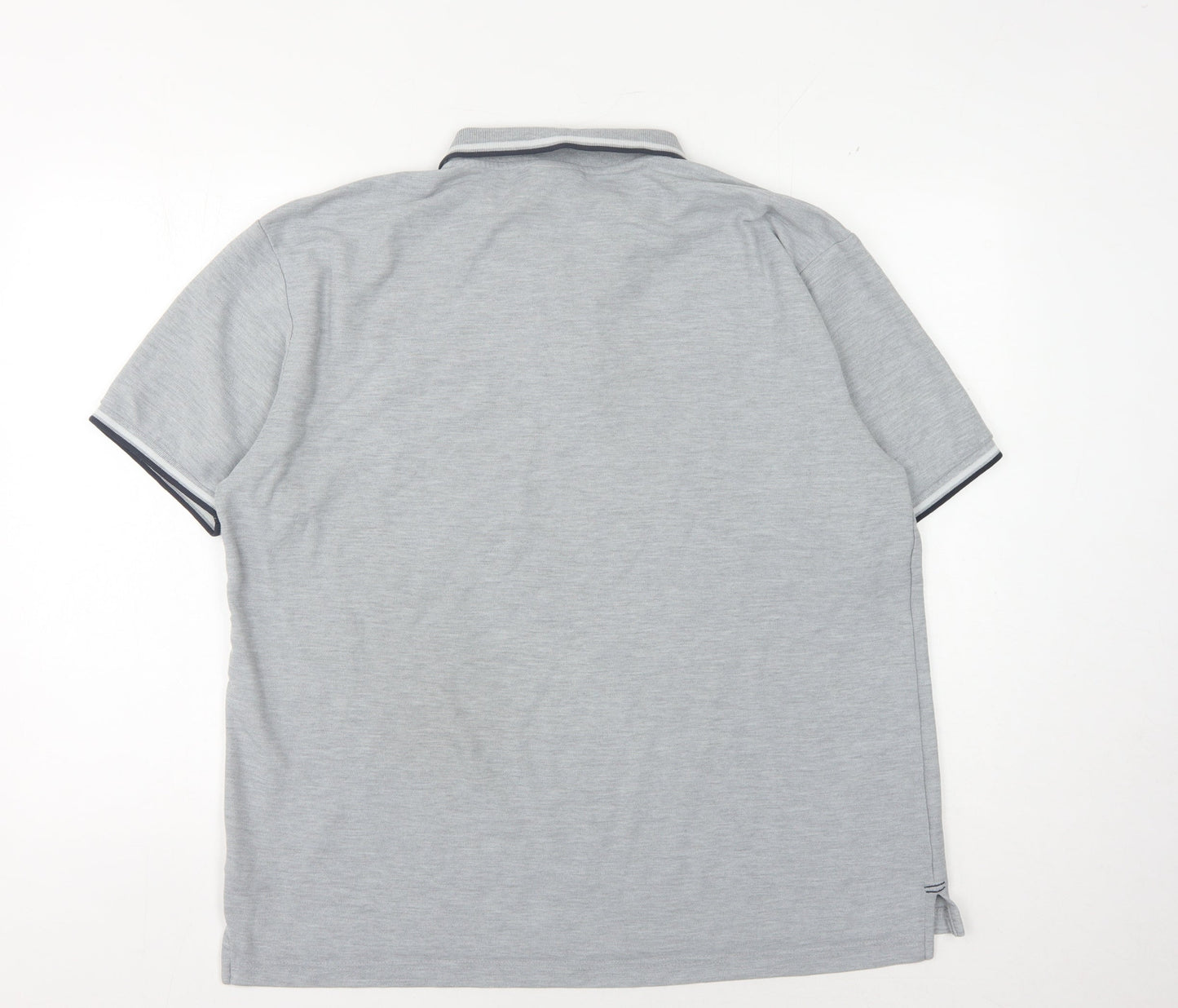 Slazenger Men's Grey XL Polo Shirt - Casual Summer Golf Top