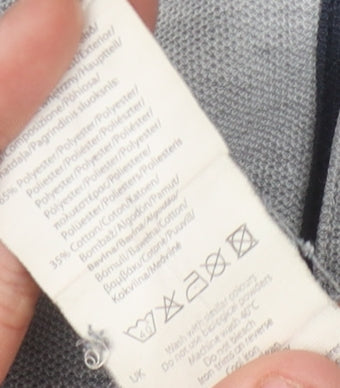 Slazenger Men's Grey XL Polo Shirt - Casual Summer Golf Top