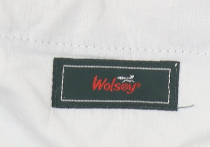 Wolsey Men's Blue Corduroy Trousers, Size 38