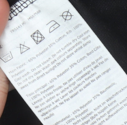 Regatta Men's Black Polo L Short Sleeve Casual