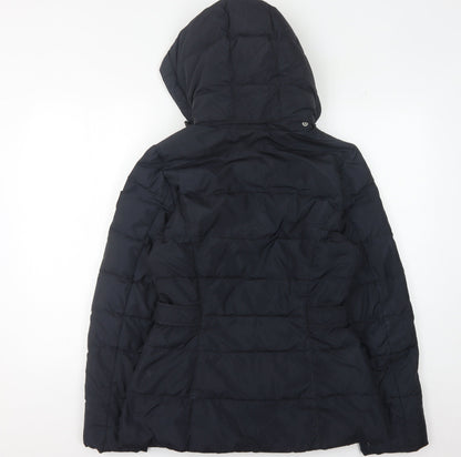 Womens UK Size S Tommy Hilfiger Black Puffer Jacket