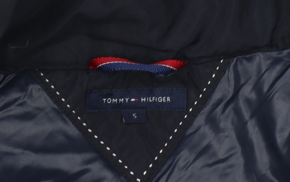 Womens UK Size S Tommy Hilfiger Black Puffer Jacket