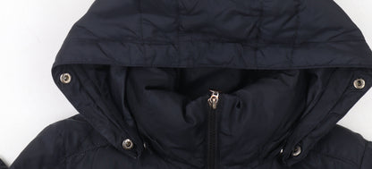 Womens UK Size S Tommy Hilfiger Black Puffer Jacket