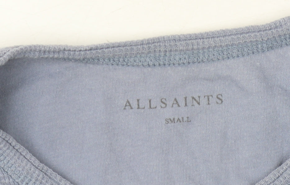 Mens UK Size S AllSaints Blue  T-Shirt
