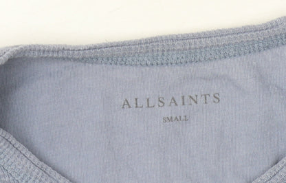 Mens UK Size S AllSaints Blue  T-Shirt
