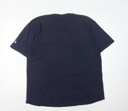 Mens UK Size XL Champion Blue  T-Shirt
