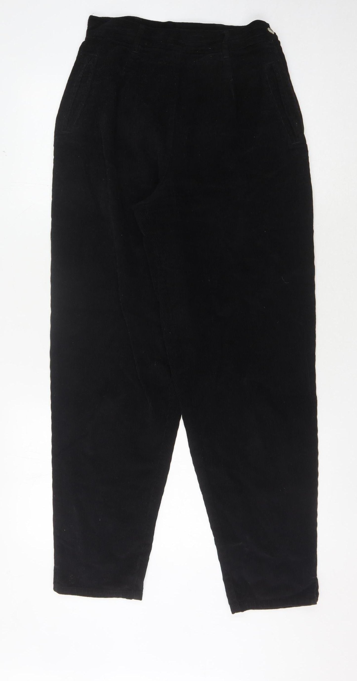 Richards Black Women's Trousers Size 12 Cotton