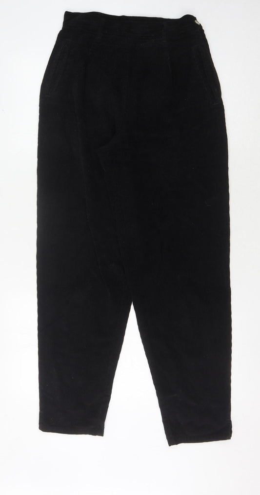 Richards Black Women's Trousers Size 12 Cotton
