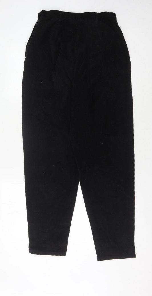 Richards Black Women's Trousers Size 12 Cotton