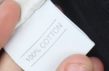 Richards Black Women's Trousers Size 12 Cotton