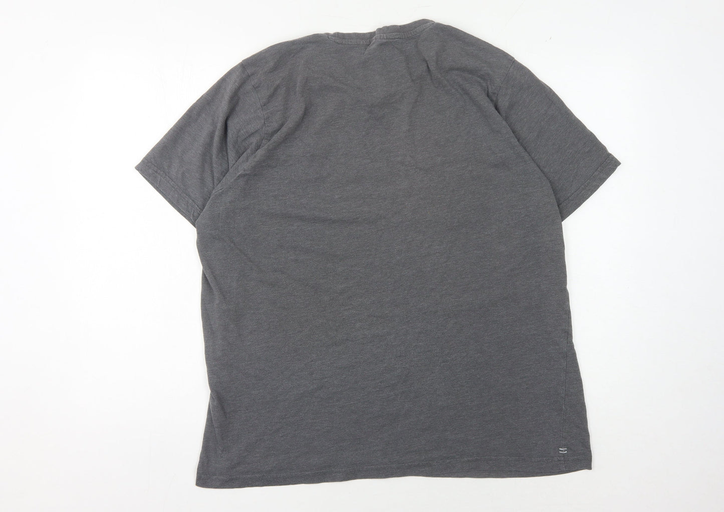 Slazenger Grey Men's XL T-Shirt, Short Sleeve, Logo