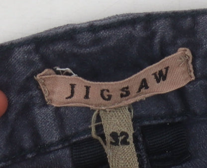 Jigsaw Men's Blue Trousers Size 32 Cotton Casual