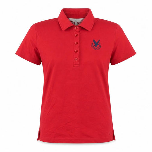 Clover by Bobby Jones Women's Red Polo Shirt M
