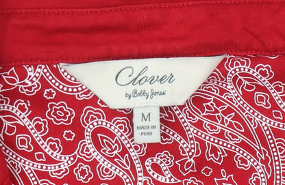Clover by Bobby Jones Women's Red Polo Shirt M