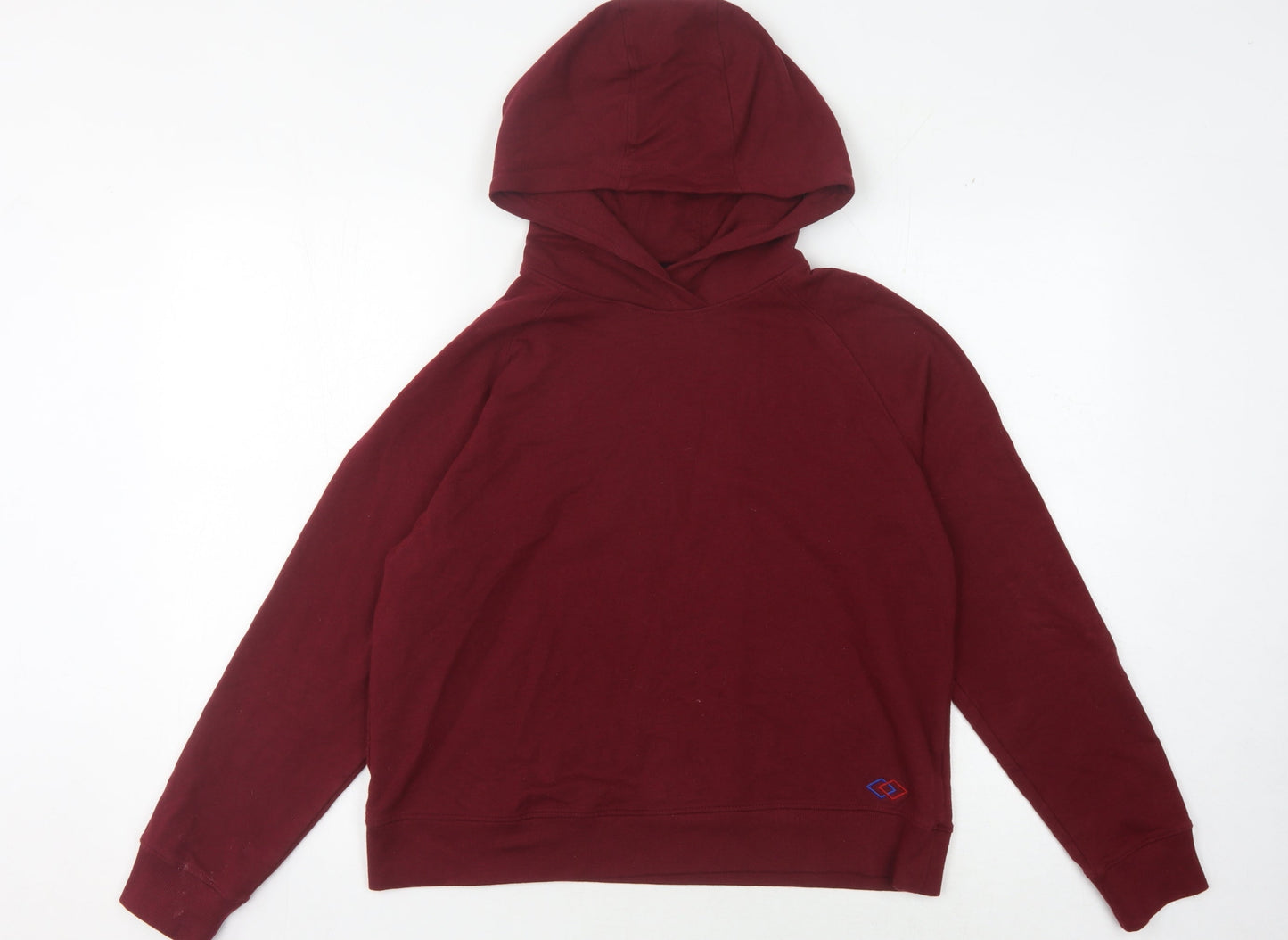 Unisex Adults UK Size 2XL Lee Cooper Red Pullover Hoodie
