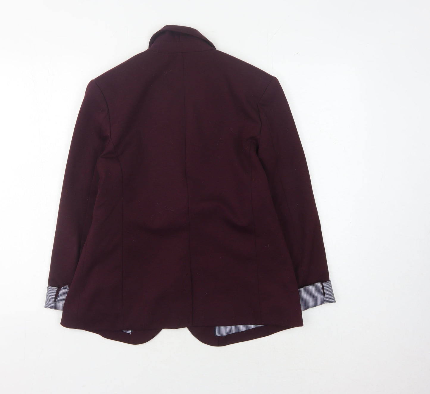 Gap Women's Red Blazer Size 10 Regular Notch Lapel