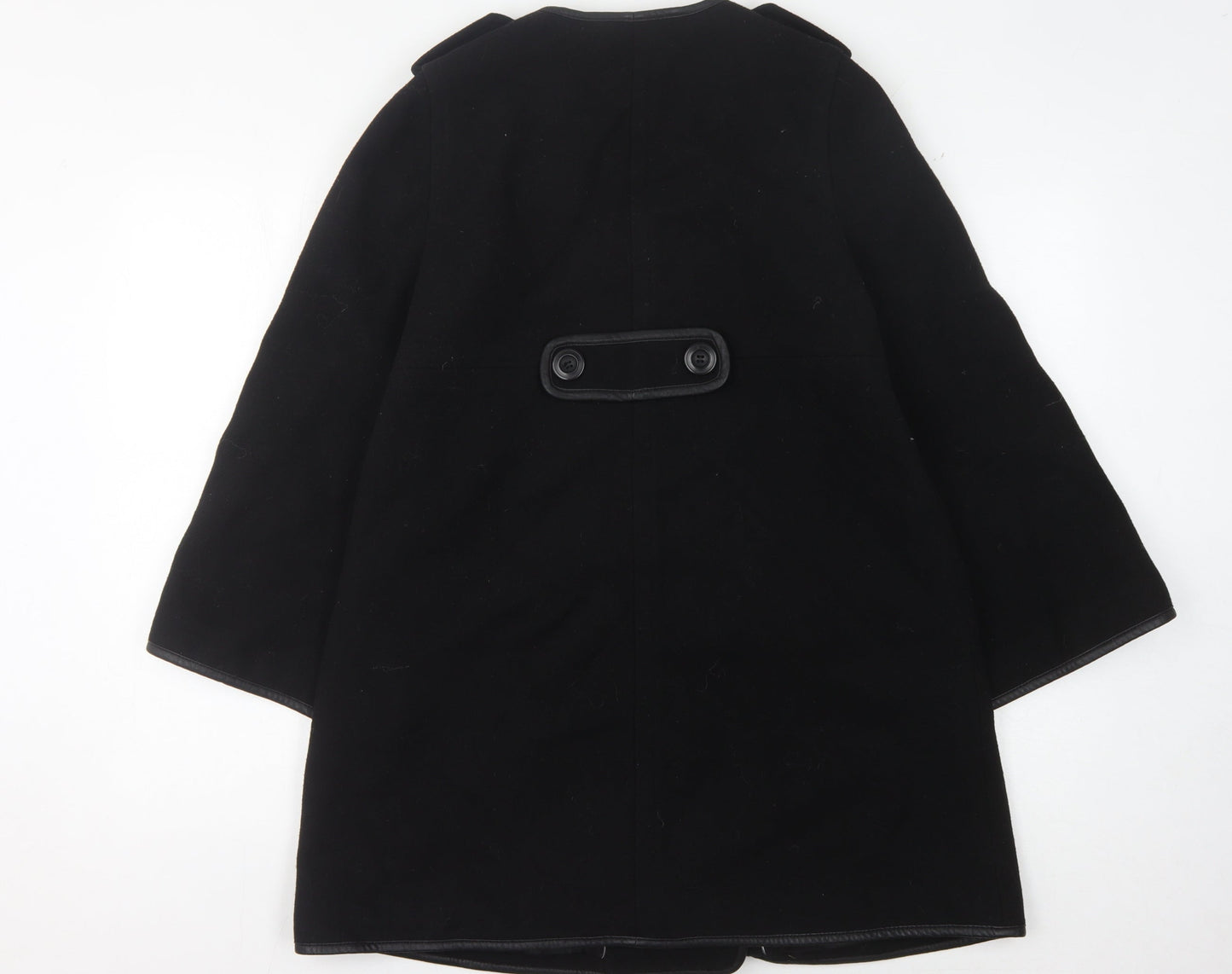 Womens UK Size 8 Mint Velvet Black Pea Coat